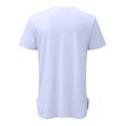 thumbnail image 4 of Leutsin Spring And Summer Men's Casual Short-sleeved Solid Color Blouse, 4 of 8