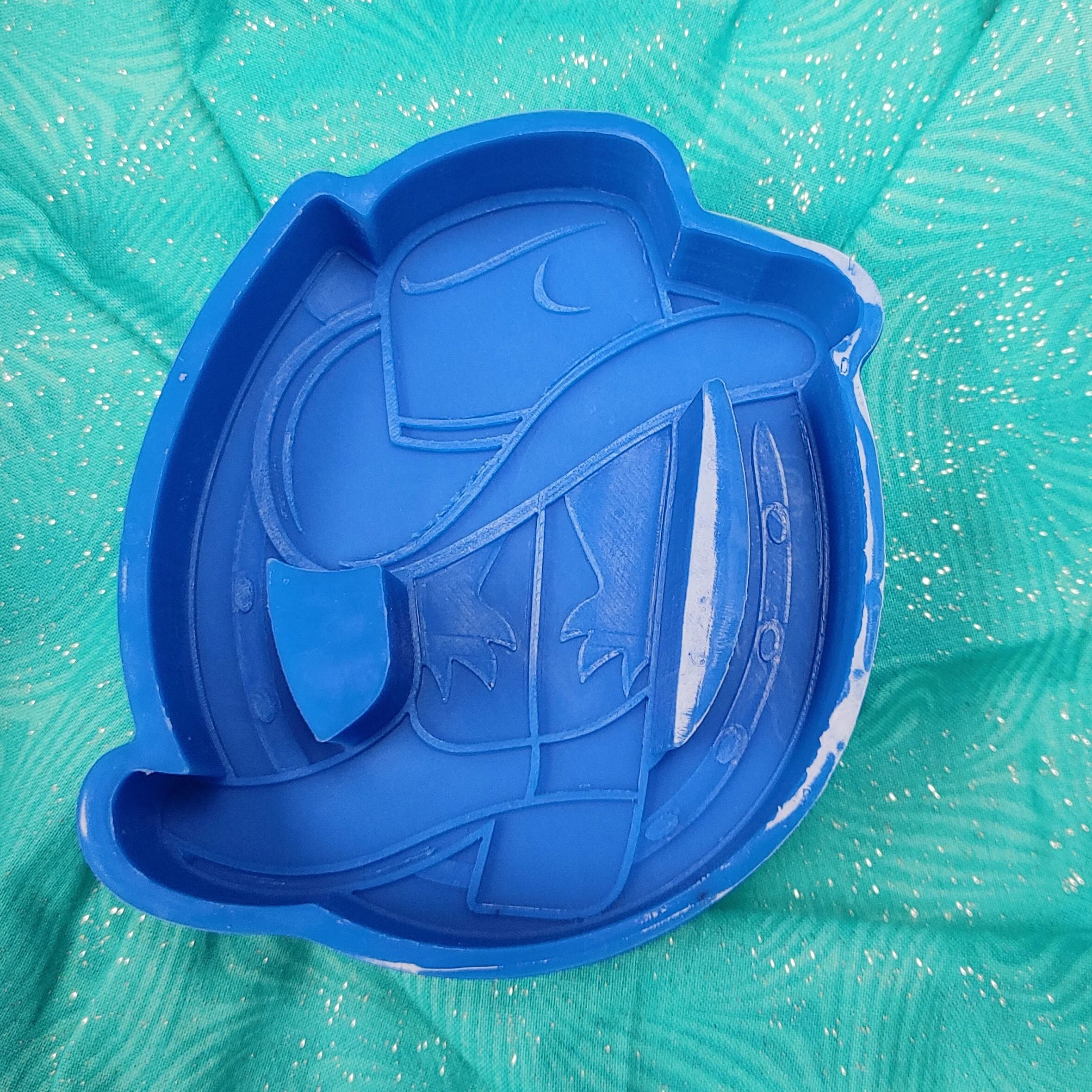 Horseshoe with Boot and Hat Silicone Freshie Mold