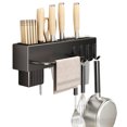 thumbnail image 1 of Car Bon Steel Utensil Rack – Space Saving Kitchen Organizer With Hooks And Hanging Bar for Efficient Storage in Any Home Setting, 1 of 4