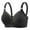 Black, variant on Women's Plus Size Non-Underwire Push Up Bra - Comfortable Breathable Smooth Cup - Low Cut Neckline - 48-54 Sizes