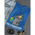 thumbnail image 3 of Raccoonicorn T-Shirt Women -Smartprints Designs, Female 5X-Large, 3 of 4