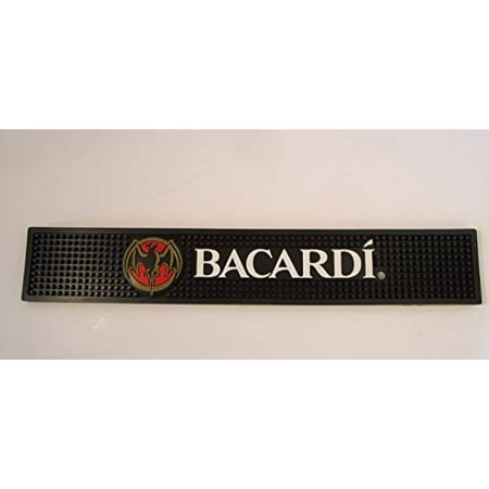 Rum Bar Rail Drip Mat Commercial Grade Rubber Bacardi Bar Mat