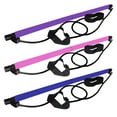 thumbnail image 4 of tasrioml Pilates Bar with Resistance Band Strength Training Body Stretching Leg Hip Waist Arm Exercise Bar Home Gym Workout Men Women Fitness Equipment, 4 of 7