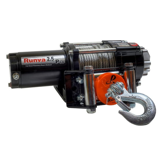 Runva 2,500 LB Super Deluxe Winch Package - Steel Cable