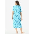 thumbnail image 4 of Dreams & Co. Plus Size Long Print Sleepshirt, 4 of 6