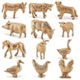 thumbnail image 4 of Figuritas de animales realistas para niños, juguetes educativos, figuras de acción de aves de corral simuladas, modelos de granja, perro y pato, regalo para niños y niñas, 4 of 4
