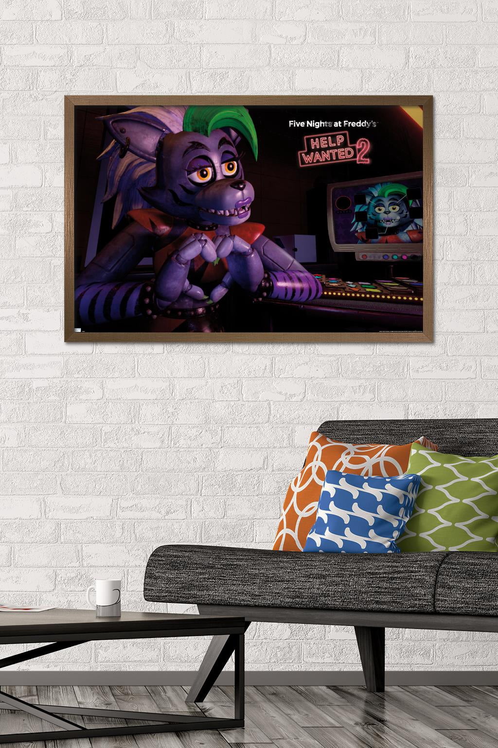 Five Nights at Freddy's: Help Wanted 2 - Roxanne Wolf Wall Poster, 22.375" x 34" Framed