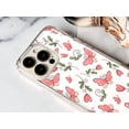thumbnail image 2 of Mundaze - Case for Apple iPhone 14 Pro Slim Shockproof Hard Shell Soft TPU Heavy Duty Protective Phone Cover - Cute Pink Butterflies, 2 of 5