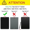 thumbnail image 2 of Funda Fintie Slim para Samsung Galaxy Tab S2 9.7, 2 of 8