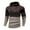 Dark Gray, variant on APEXFWDT Men's Big & Tall Contrast Color Hoodie Long Sleeve Jacquard Knit Sweatshirt Casual Athletic Top,XXXL,Army Green