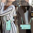 thumbnail image 5 of Funda para iPhone X/XS ligera, gran capacidad, correa larga, mini mochila con ranuras para tarjetas, 5 of 5