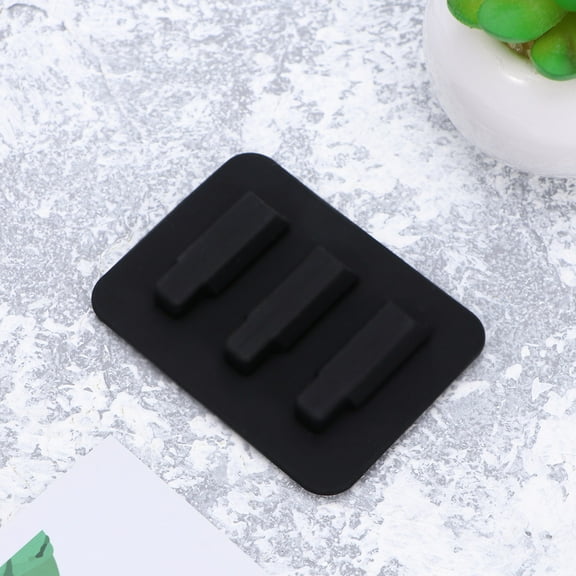 WHAMVOX Acoustic Classical Guitar Mute Pad Silicone Practice Guitar Musical Instruments Guita Parts and Accessories (Black)