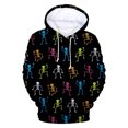 thumbnail image 2 of Moda de Halloween Hombres Impreso Casual Blusa de manga larga Sudaderas con capucha Tops Pompotops oipoqjl38971, 2 of 5