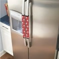 thumbnail image 2 of SEANATIVE Refrigerator Door Handle Covers Set of 6 Washable Kitchen Appliances Decor Handles Anti-Skid Fridge Oven Microwave Dishwasher Handles Cover Protector, Christmas Tree Candy Cane Red, 2 of 7
