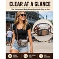 thumbnail image 3 of Oceanwell Clear Football Bag for Stadium Events, Crossbody Purse with Shoulder Strap, Game Day Bag for Concerts Sports Games, 3 of 8