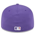 thumbnail image 4 of Men's New Era Purple Colorado Rockies 2025 City Connect Batting Practice Low Profile 59FIFTY Fitted Hat, 4 of 5