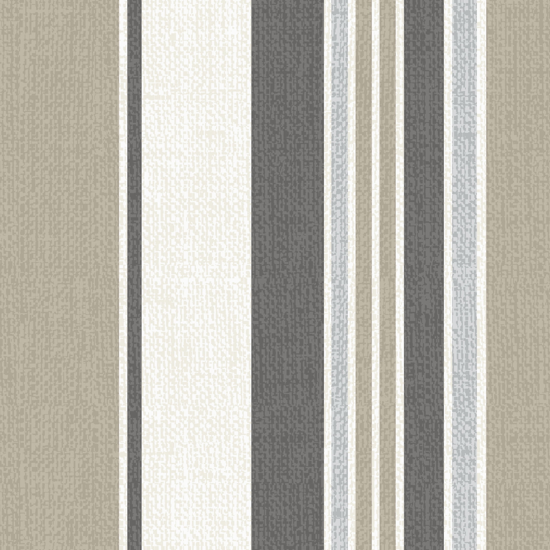 ARDEN 2-Pack earthFIBER Outdoor Patio Dining Chair Cushion, 20x44, Rain-Proof Seat Pad, Fade-Resistant Outdoor Cushion Taupe Grey Boardwalk Stripe