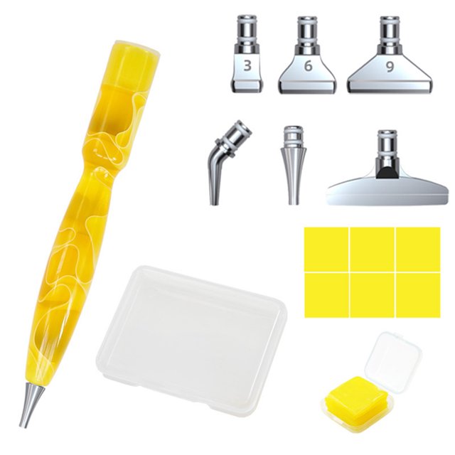 DIY Diamantes Pintura Taladro Pluma Aleación Video Disponible Curva para Diamantes Dibujo Hugtrwg Para estrenar