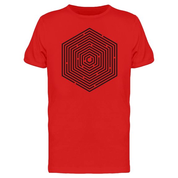 Hexagon Maze Tee Men's -Image by Shutterstock