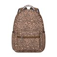 thumbnail image 1 of Leopard Backpack for Students Unique Abstract Animal Print with Texture Fashion Travel School Bag, 1 of 4
