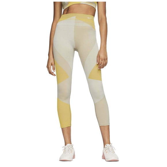 Nike Sculpt Icon Clash Women's Seamless 7/8 Training Tight Leggings Size S