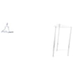 thumbnail image 1 of Adorno De Estatua De Pensador Abstracto Creativo Y Mesa Auxiliar Minimalista De Acrílico Transparente Para Dormitorio Moderno, Sala De Estar, Oficina En Casa, Regalo De Inauguración De La Casa., 1 of 8