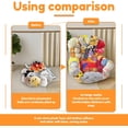 thumbnail image 4 of Funda de Almacenamiento de Animales de Peluche Transparente, Extra de 180 litros, Funda para Silla de puf de PVC Impermeable, con Cremallera, Bolsa de puf tapizado, Almacenamiento de Juguetes y, 4 of 16