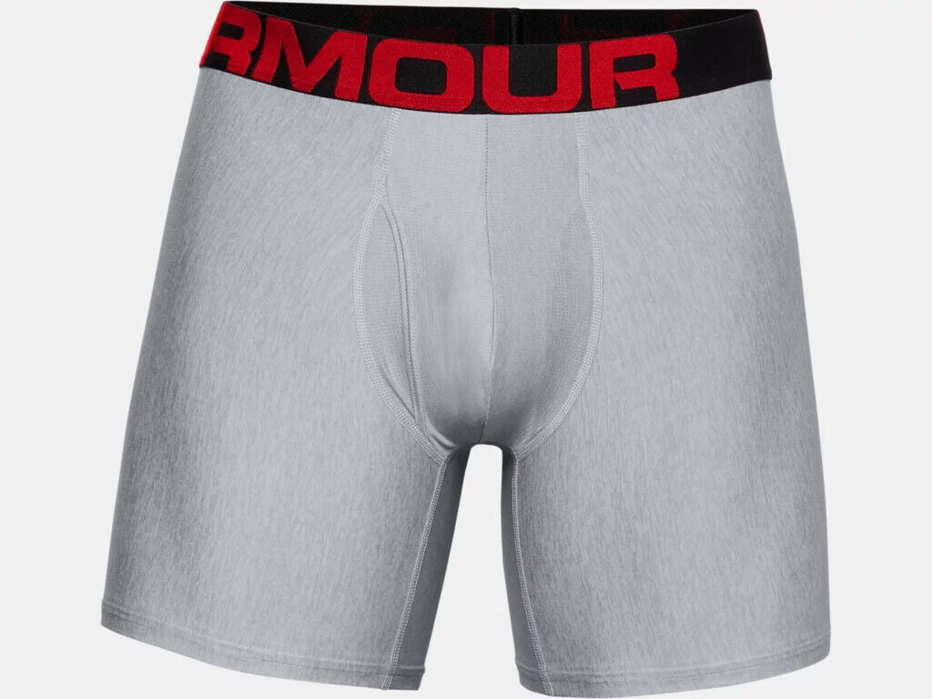 Under Armour Men's Boxer Brief 2 Pack UA Tech 6