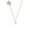 X, variant on Mini Gelato Script Initial - & - Delicate Infinity Knot Necklace