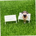 thumbnail image 2 of DUSKEEP Artificial Garden Grass, 1 Pcs Fake Moss, Fairy Grass Lawn Miniature Ornament, Garden Dollhouse DIY Simulation Moss Craft Decor, Faux Grass, Artificial Green Turf Mat Grass 6 x 6 inches, 2 of 8