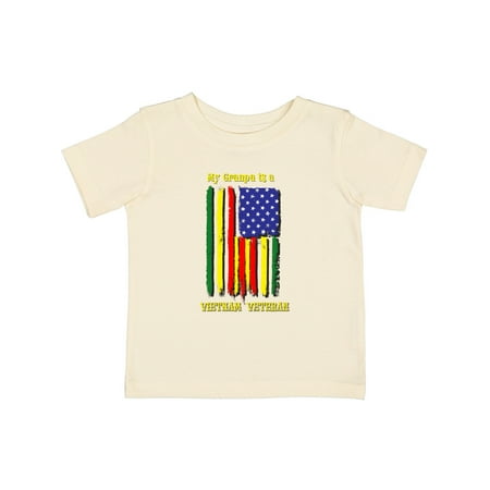 

Inktastic My Granpa is a Vietnam Veteran Gift Baby Boy or Baby Girl T-Shirt