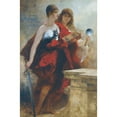 thumbnail image 2 of Ferdinand Keller 11x14 Black Ornate Wood Framed Double Matted Museum Art Print Titled: Study for the Apotheosis of Emperor Wilhelm I (1888), 2 of 5