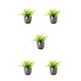 thumbnail image 1 of Redempat Plastic Easy To Clean Artificial Succulent Realistic Appearance Long-lasting Durability Eco-friendly white rose 5Set, 1 of 6
