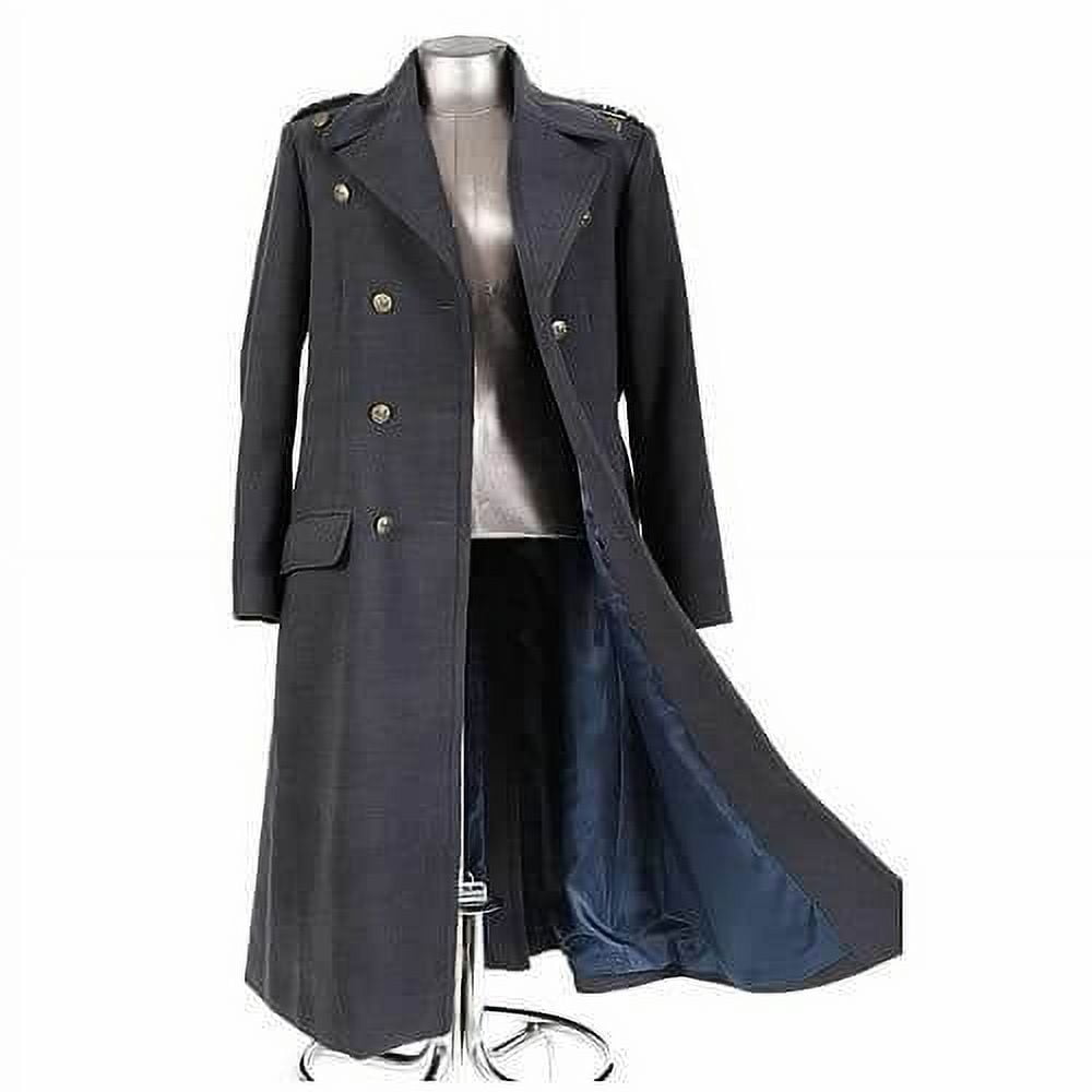 ジャケット・アウター DOUBLE WOOL LONG COAT - GREY Double Breasted Wool Coat for Winter, Women's Gray Wool Coat