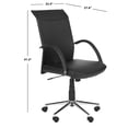 thumbnail image 4 of SAFAVIEH Dejana Desk Chair Black, 4 of 6