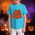 thumbnail image 4 of KPVEVIQ Toddler Girl Boy Halloween Shirt Spooky Graphic T-Shirt Kids Pumpkin Short Sleeve Tee Top Cute Fall Clothes, 4 of 6