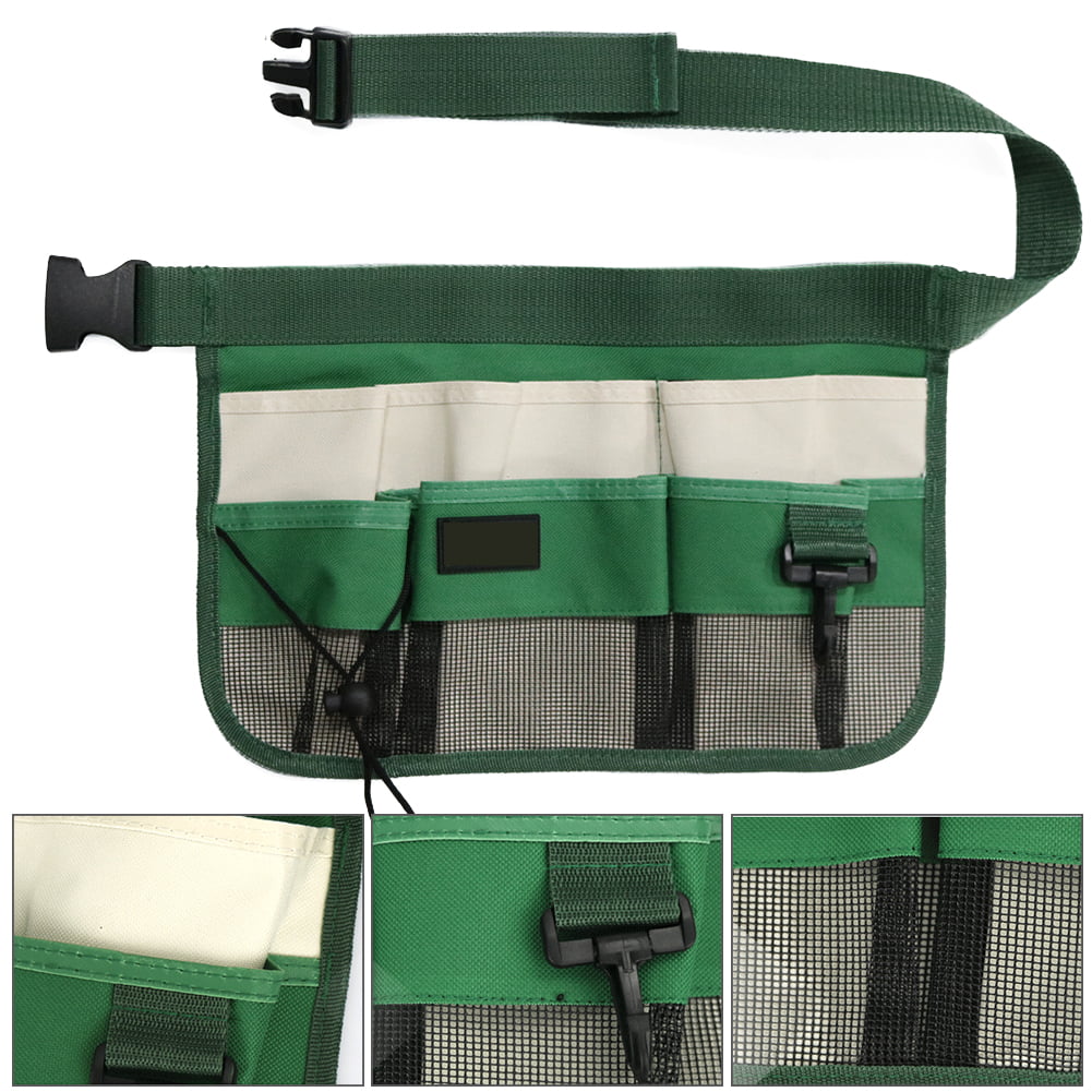 Adjustable Belt Waist Tool Bag Garden Multi-pockets Home Cleaning Oxford Cloth
