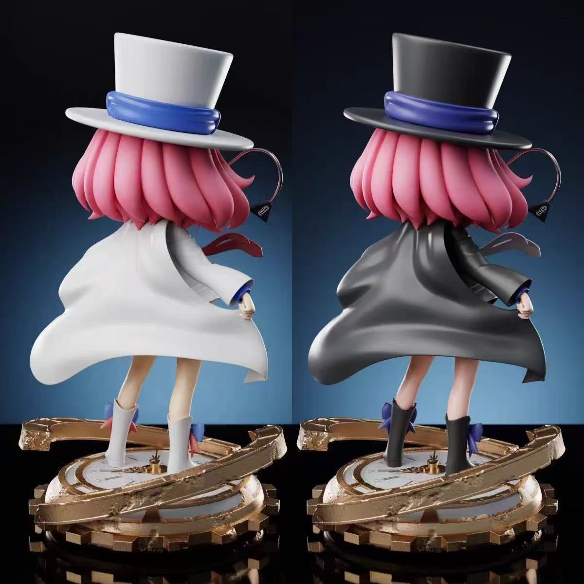 New Anya Figure, 2pc Standing Retro Suit Anya Forger Action Figure 19cm/7.5inch PVC Characters Handicrafts Souvenirs for Anime Fans Gifts