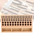 thumbnail image 4 of Leather Tool Holder, 98 Holes Storage Rack Leather Craft Tool Holder Box Hand Work Holder Stand Organizer, 4 of 8