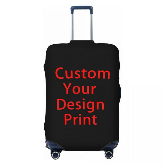 Housse de Valise Personnalisée avec Photo Logo, Mignonne, Impression DIY Personnalisée, Protège-Valise pour 18-32 Pouces