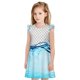 thumbnail image 1 of Balery Crystal Clear Water Splash Camisón de princesa para niñas, pijama de algodón con mangas abullonadas, suave y bonito.-Small, 1 of 6