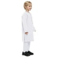 thumbnail image 6 of QHFBli Kids Boys Arabic Kaftan Set - Middle East Clothing Long Sleeve Youth Boys' Solid Color Robe Suit Thobe, 6 of 6