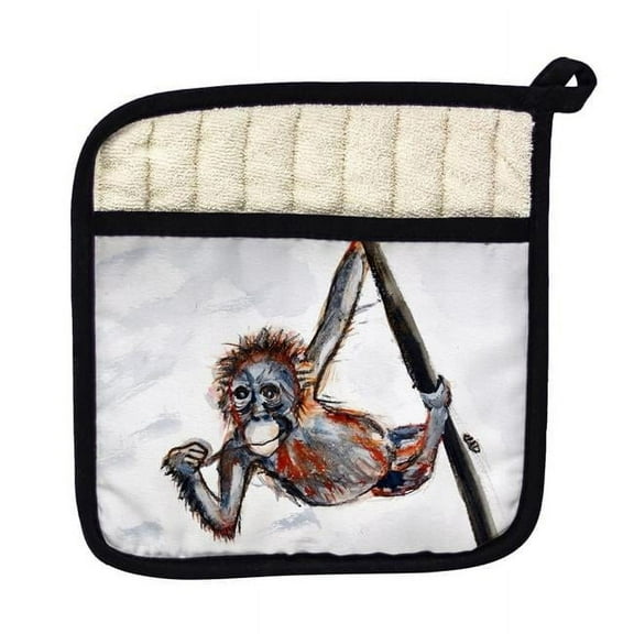 Betsy Drake PT436 Betsys Monkey Pot Holder
