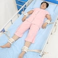 thumbnail image 2 of Quick Release Hospital Bed Restraints Straps For Medical Procedures - Heavy Duty Limb Holders Medical With Wrist & Ankle Straps - Long, Adjustable Str, 2 of 4