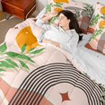 thumbnail image 4 of jejeloiu Abstract Geometric Stripes 7-Piece Twin Bedding Sets,Modern Aesthetic Bedding Comforter Set For Girl Teens Reversible, 4 of 8
