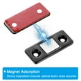 thumbnail image 4 of Uxcell Cabinet Magnetic Catch, Ultra Thin Adhesive Cabinet Door Magnetic Catch for Kitchen Drawer Door, Black 2 Pack, 4 of 7