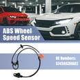 thumbnail image 2 of Sensor de Rueda Velocidad ABS Unique Bargains 57450S3VA02 para Honda, 2 of 6