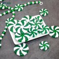 thumbnail image 4 of Piruletas artificiales para decoración de árbol de Navidad, colgantes de caramelo rojo y blanco para decoración del hogar, regalos de Año Nuevo para niños, 24 piezas, 4 of 4