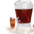 thumbnail image 4 of Beverage Dispenser with Ice Cylinder and Fruit Infuser, 3 Gallon, Clear, 4 of 6