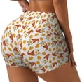 thumbnail image 1 of Fotbe Gnomes Autumn Shorts Sin Costuras – Shorts Deportivos de Cintura Alta para Mujer, Elásticos para Gimnasio, Yoga, Running o Ciclismo-Medium, 1 of 8